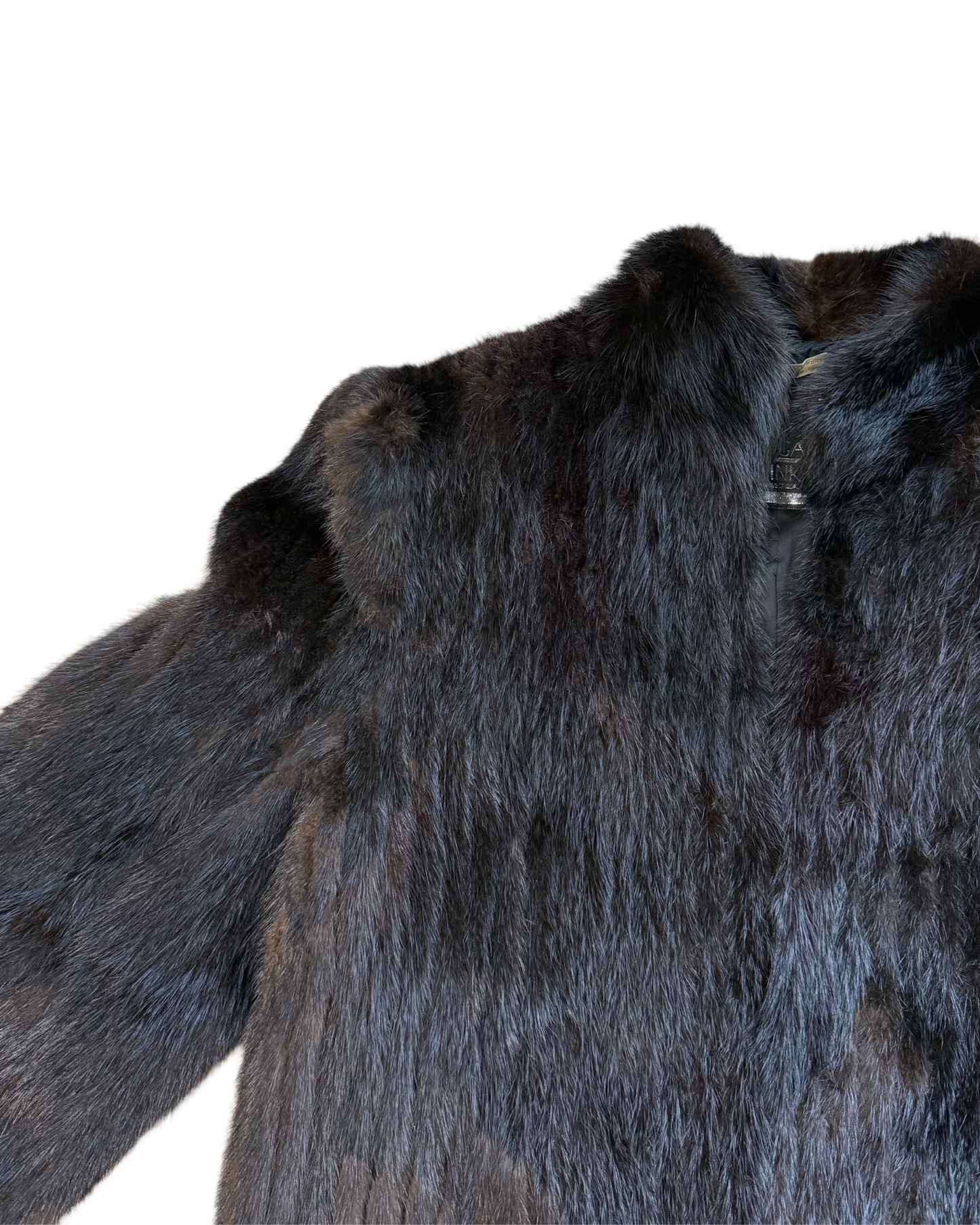 Abrigo visón Saga Mink vintage lujo segunda mano