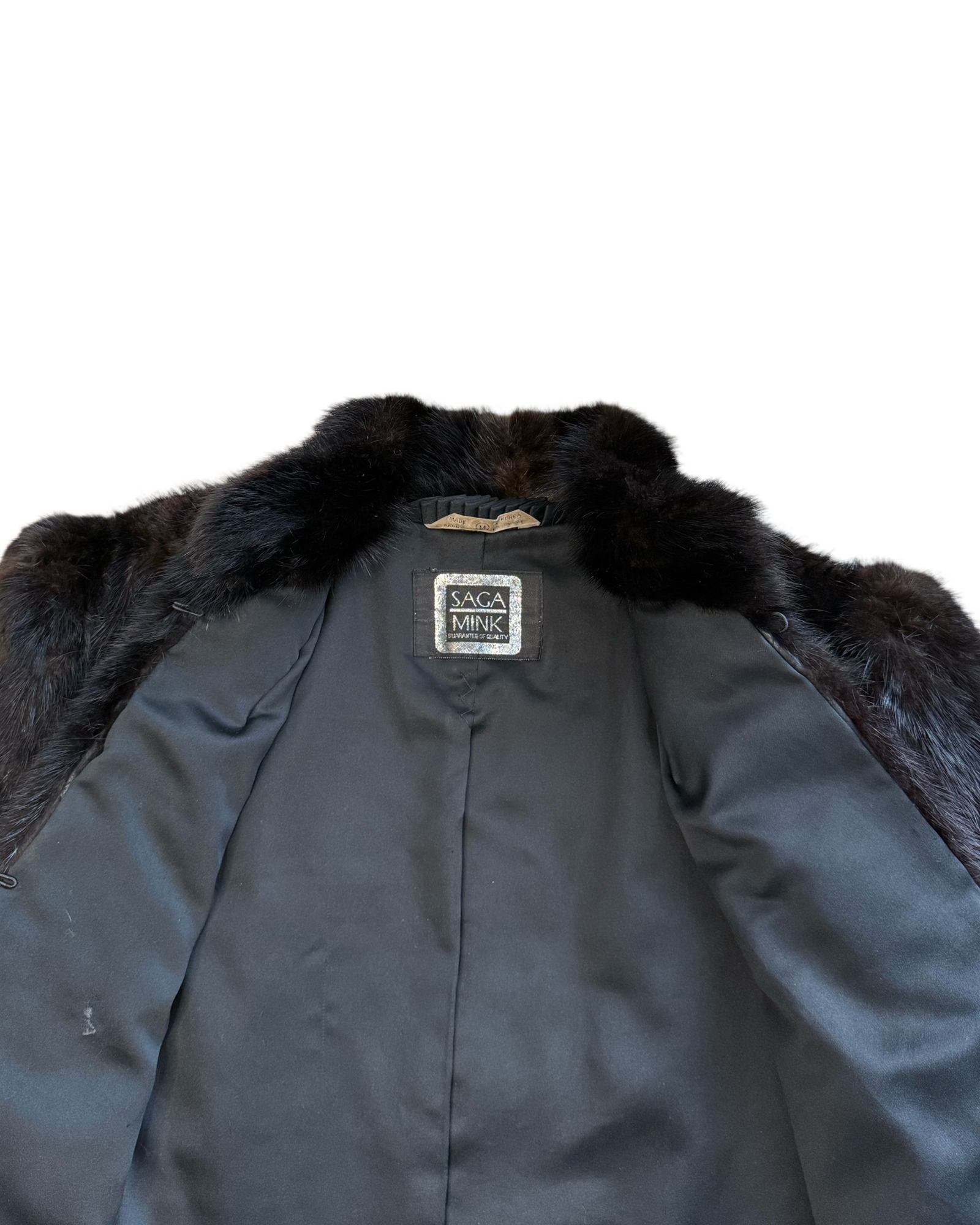 Abrigo visón Saga Mink vintage lujo segunda mano